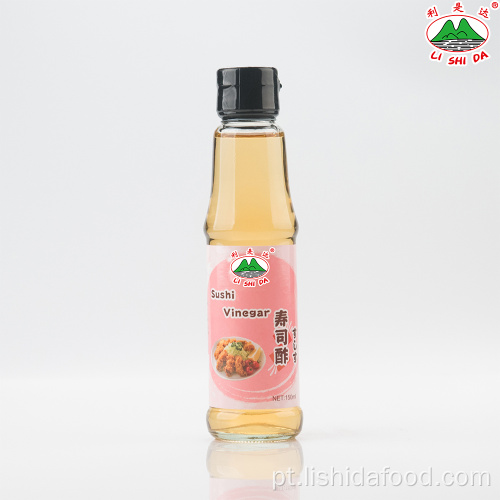 Garrafa de vidro de 150 ml de vinagre de sushi